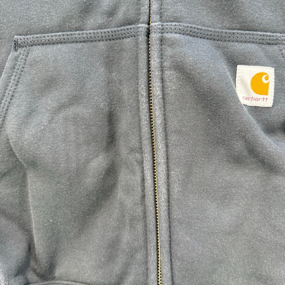 Carhartt RD Hoodie Men's L Rain Defender Black Original Fit Outdoor Work Gear - Picture 9 of 12
